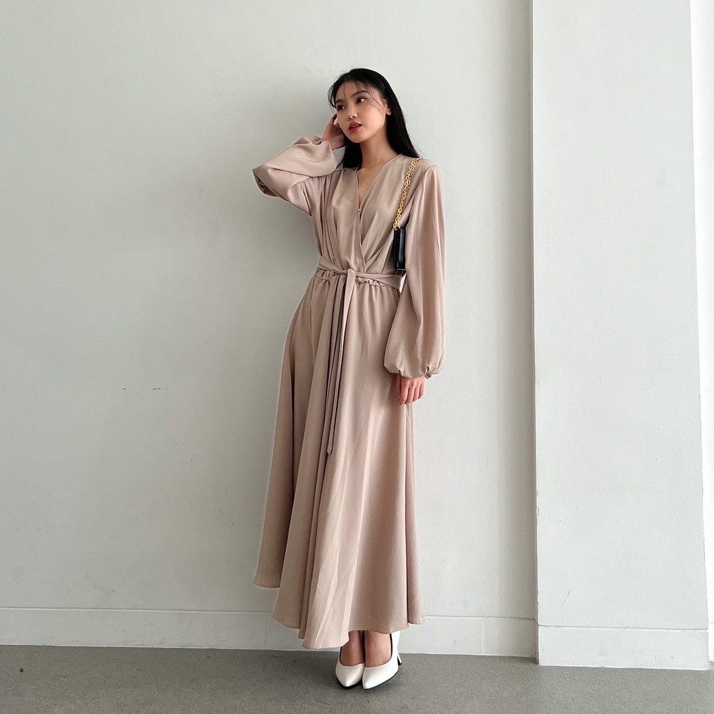 Beige Studio - Amanda Dress | Dress Maxi Wanita