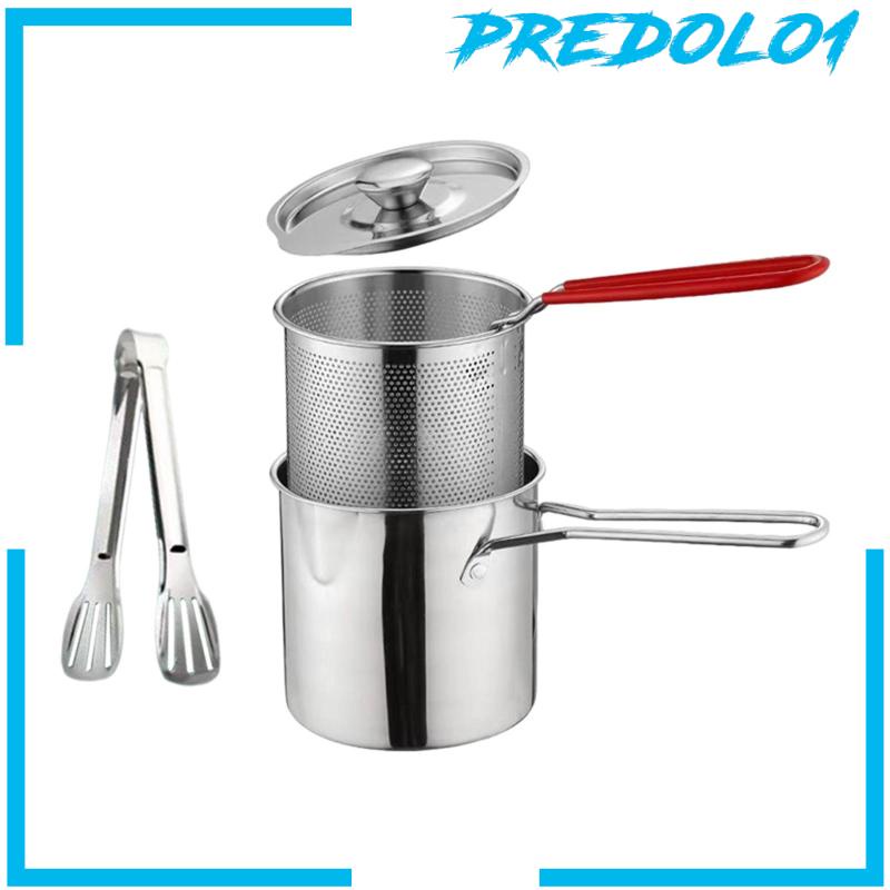 [Predolo1] Panci Kuah Deep Frying Pot Serbaguna Tebal Untuk Ruang Makan Piknik Camping