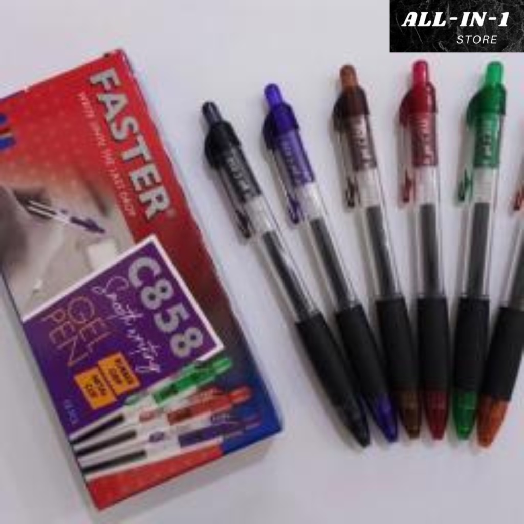 

Faster gelpen C-858 hitam