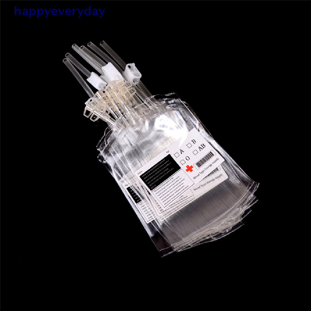 [happy] 5pcs 450ML Reusable Energi Darah Minum Bag Halloween Vampire Props Dekorasi [ID]