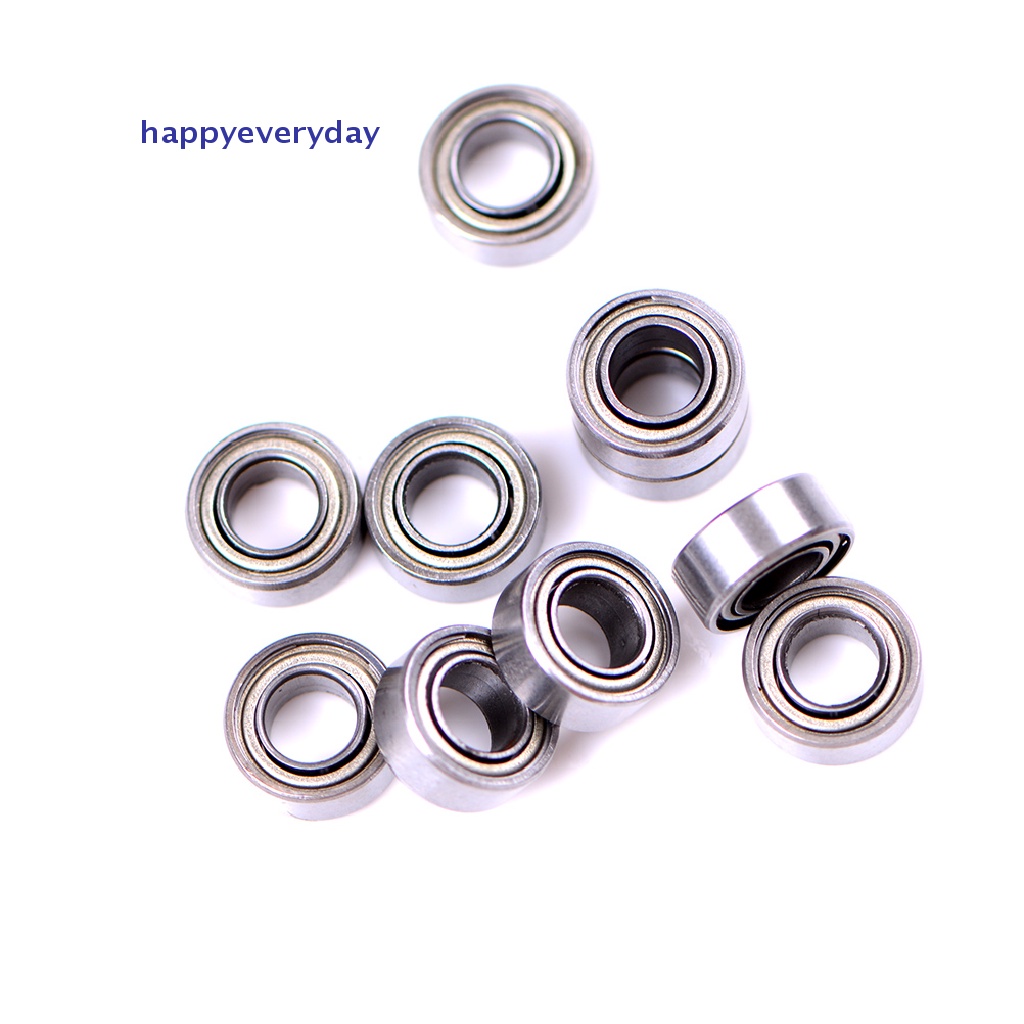 [happy] 10pcs MR105ZZ L-1050 MR105 deep groove ball bearing 5x10x4 mm Miniatur Mr105zz Bearing ABEC-1 (10PCS) 5 * 10 * 4mm Miniatur MR105 ZZ Ball Bearing  Mr105zz Bantalan Bola 5x