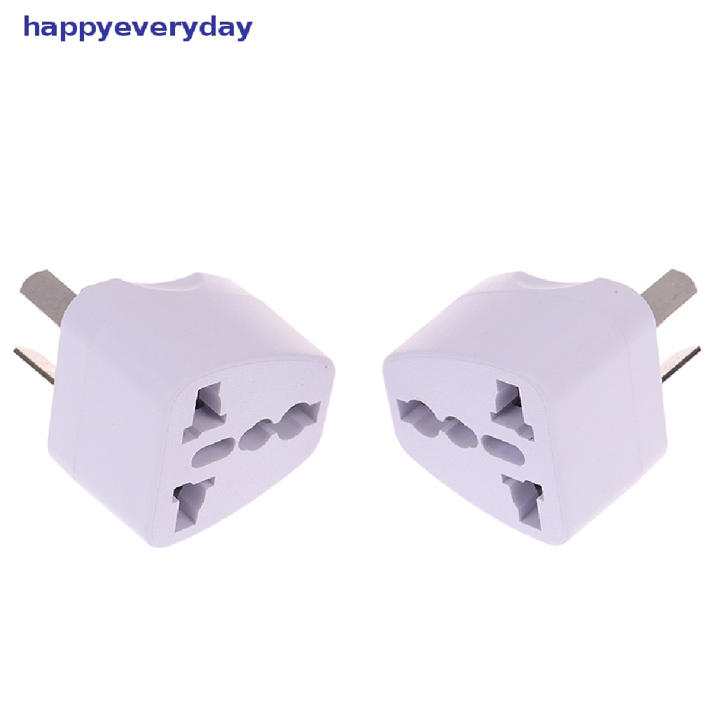 [happy] Adaptor Colokan Listrik Travel Universal USA EU EURO Asia to AU AUSTRALIAN 3pin [ID]