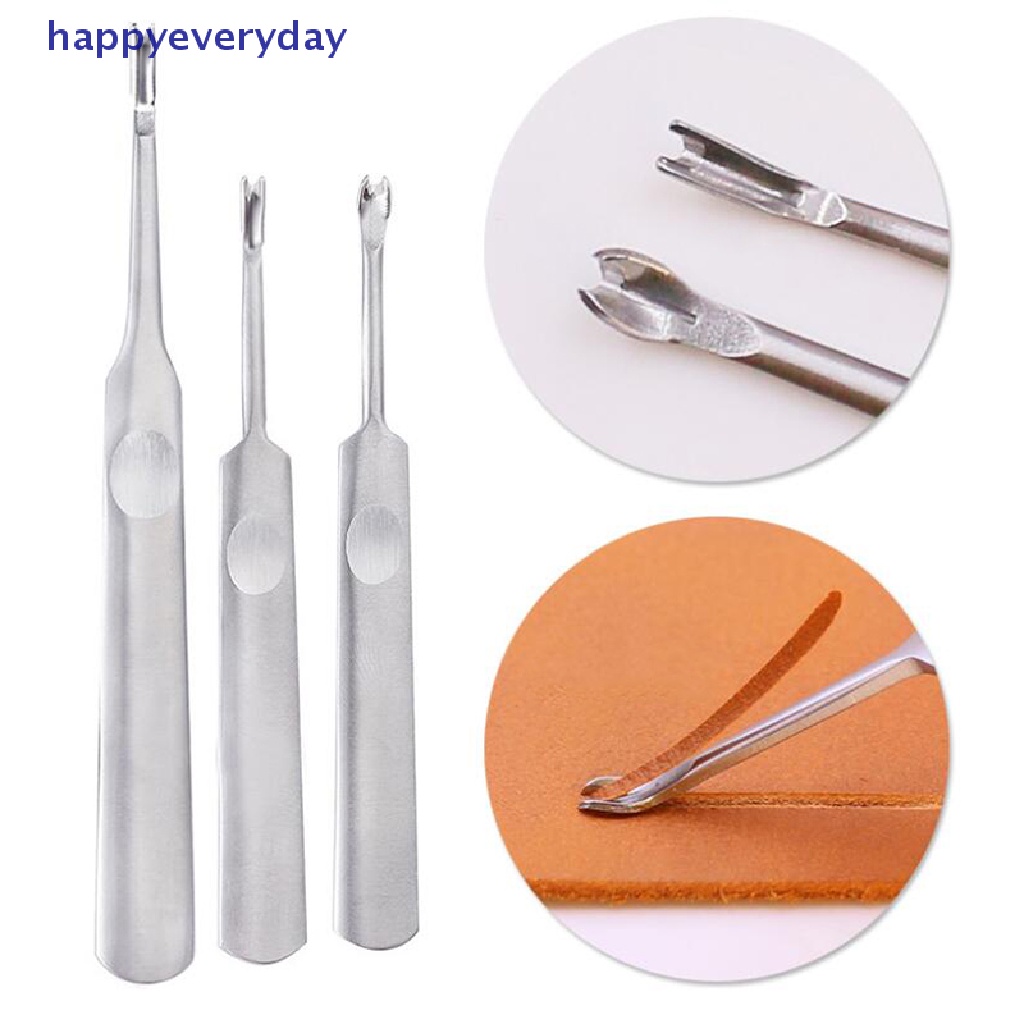 [happy] Leathercraft Jahitan U V Shaped Groover Skiving Edge Beveler Tools [ID]