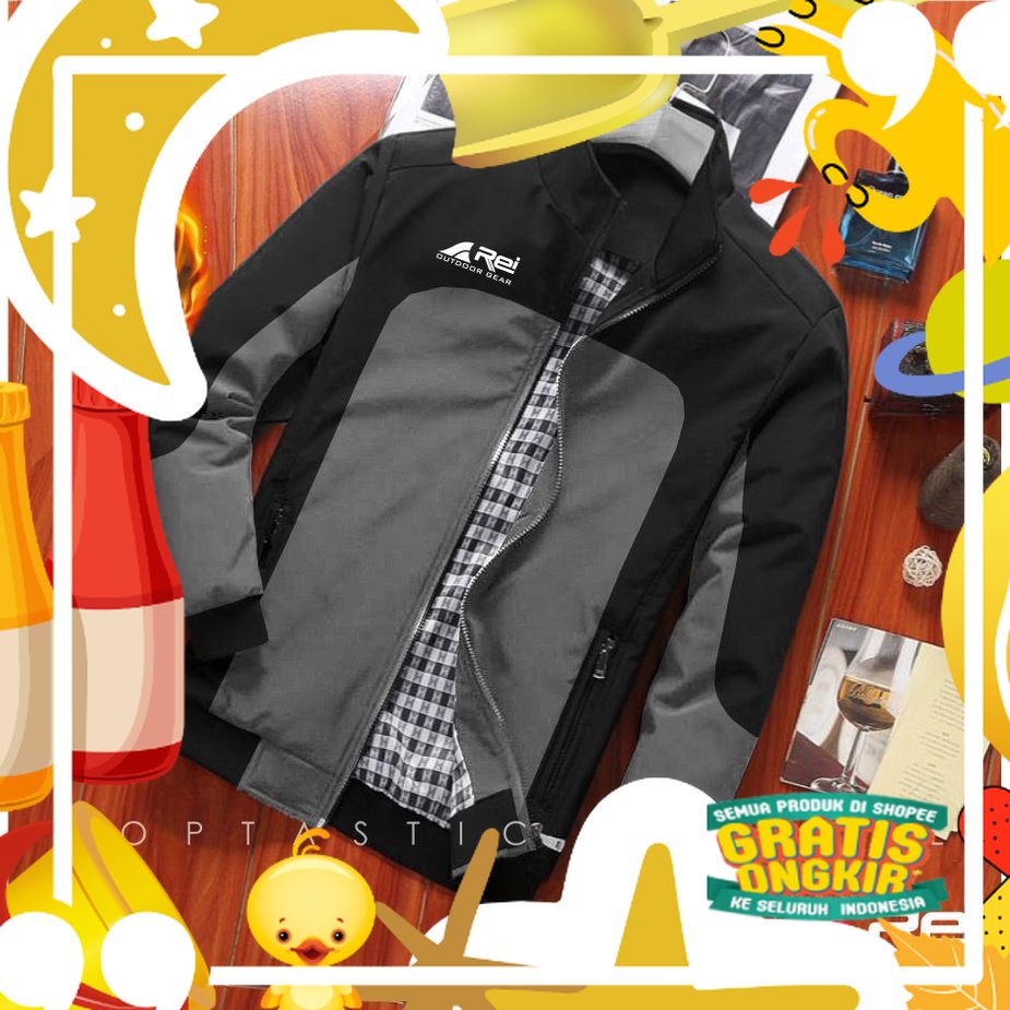 NEW Jaket Pria SMITH Outdoor Semi Waterproof Anti Air Jaket Harrington Musim dingin/ bahan enak