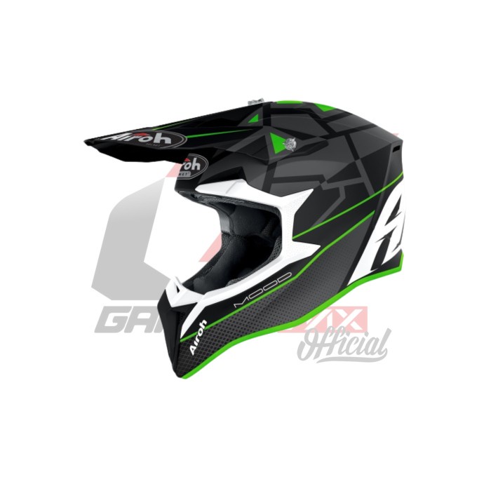 HELM AIROH WRAAP - GREEN MATT MOOD