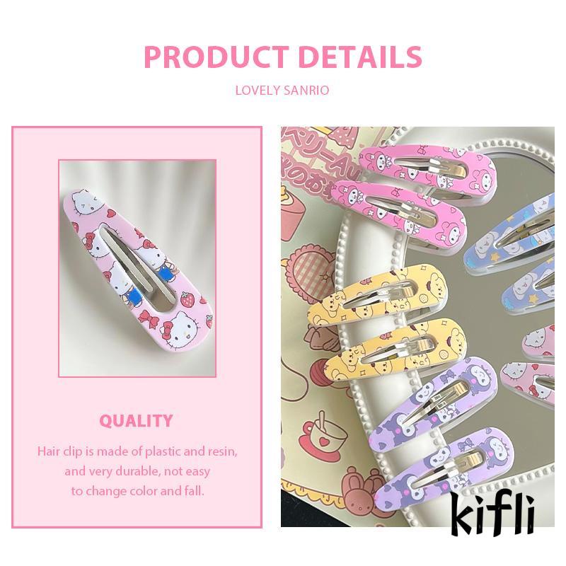 [KD] Cinnamoroll Kitty Cat Jepit Rambut Kartun Lucu Manis Gadis Poni Hairpin Aksesori Rambut