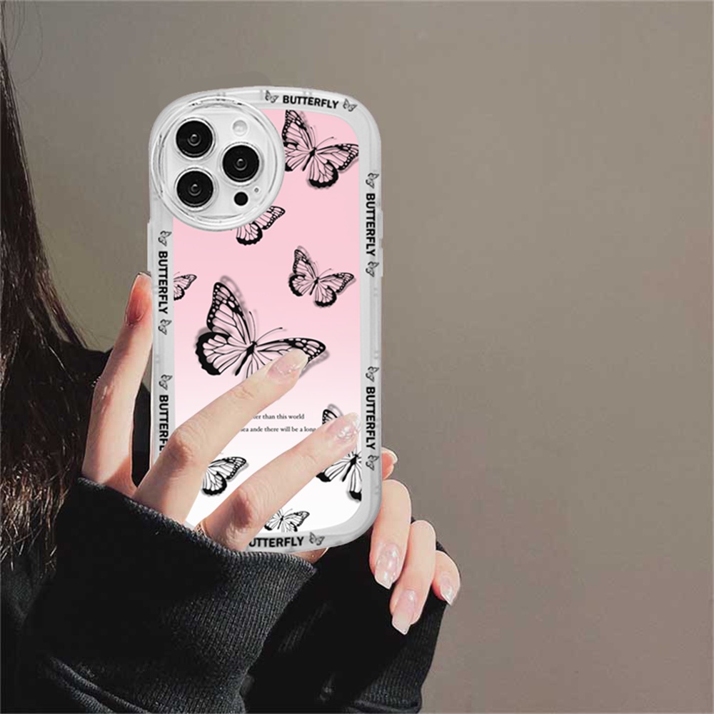 Casing Redmi 10C 10A 9C 9T 9A Note 11S 11 11E Pro Note10 5G Note 10S Note 9 9S Pro Note8 Pro Note7 Poco M5S M3 X3 Pro NFC Phantom Butterfly Line Rabbit Fashion Simple Soft Case