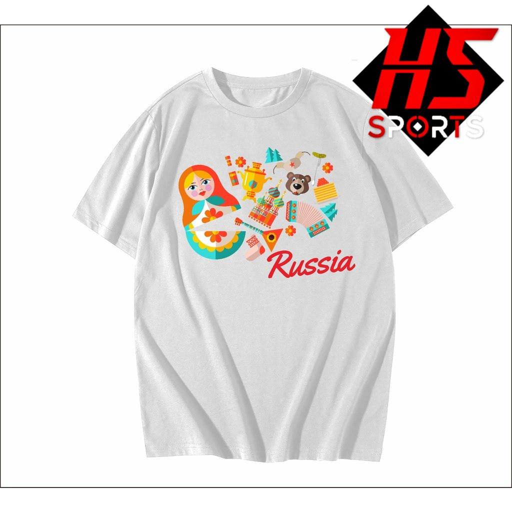 KAOS OLEH - OLEH RUSSIA -BAJU SOUVENIR RUSSIA MOSKOW TYPE 1