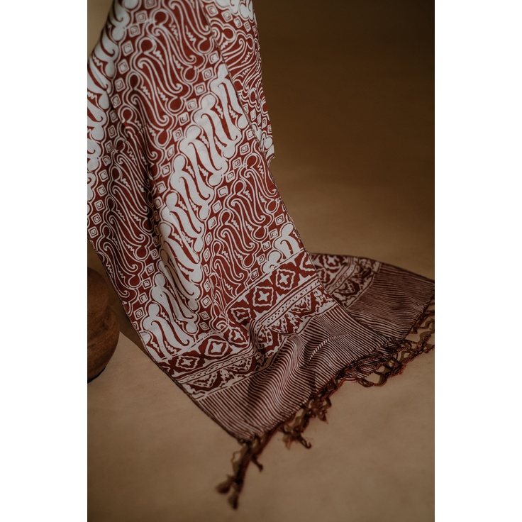 RATU - Scarf Batik TCR Parang Brown