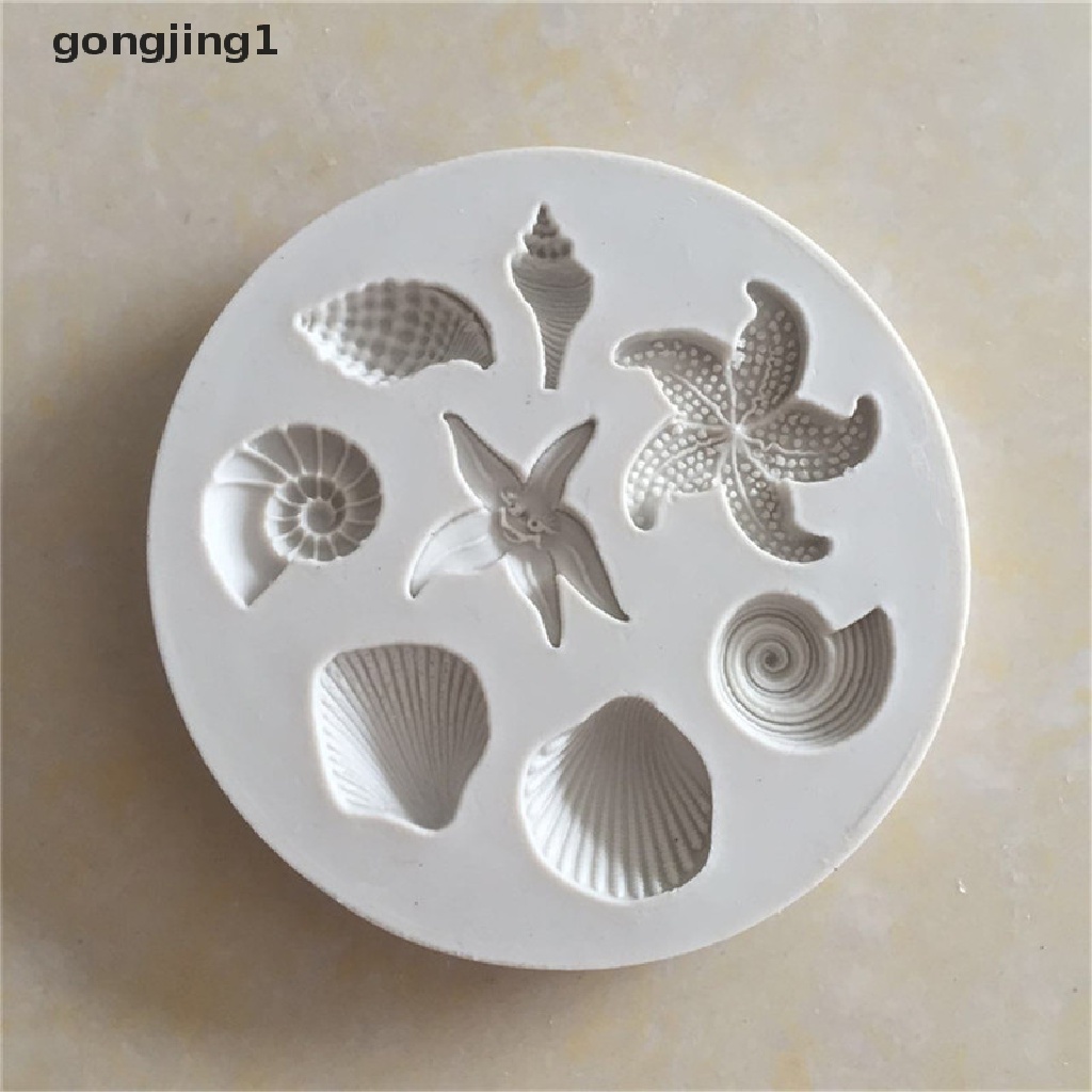 Ggg Ocean Bioical Keong Kerang Laut Kue Coklat Cetakan Silikon Alat Dapur  Id