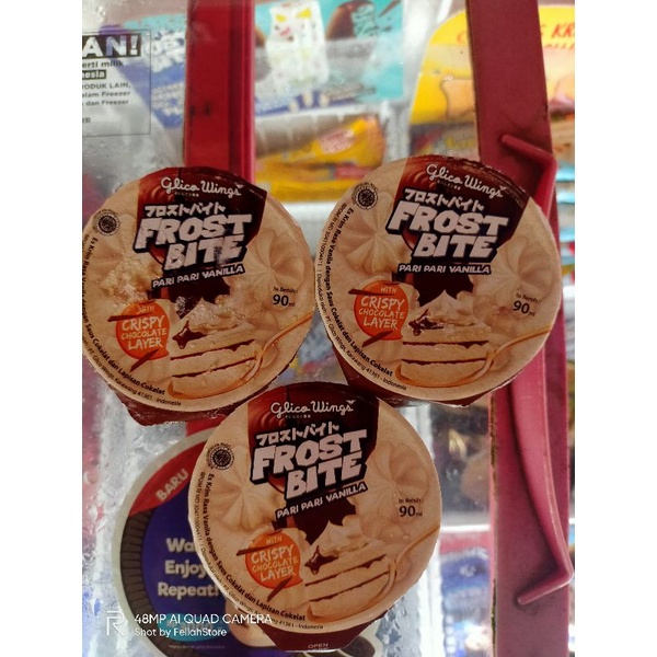 

Ice cream frost bite cup coklat vanila