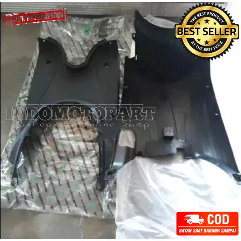 cover dek lantai atas & bawah honda scoopy lama karbu