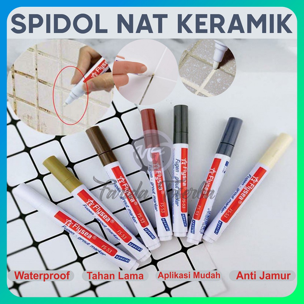 

ORIGINAL Spidol Nat Keramik - Tile Grout Marker Tile Reform