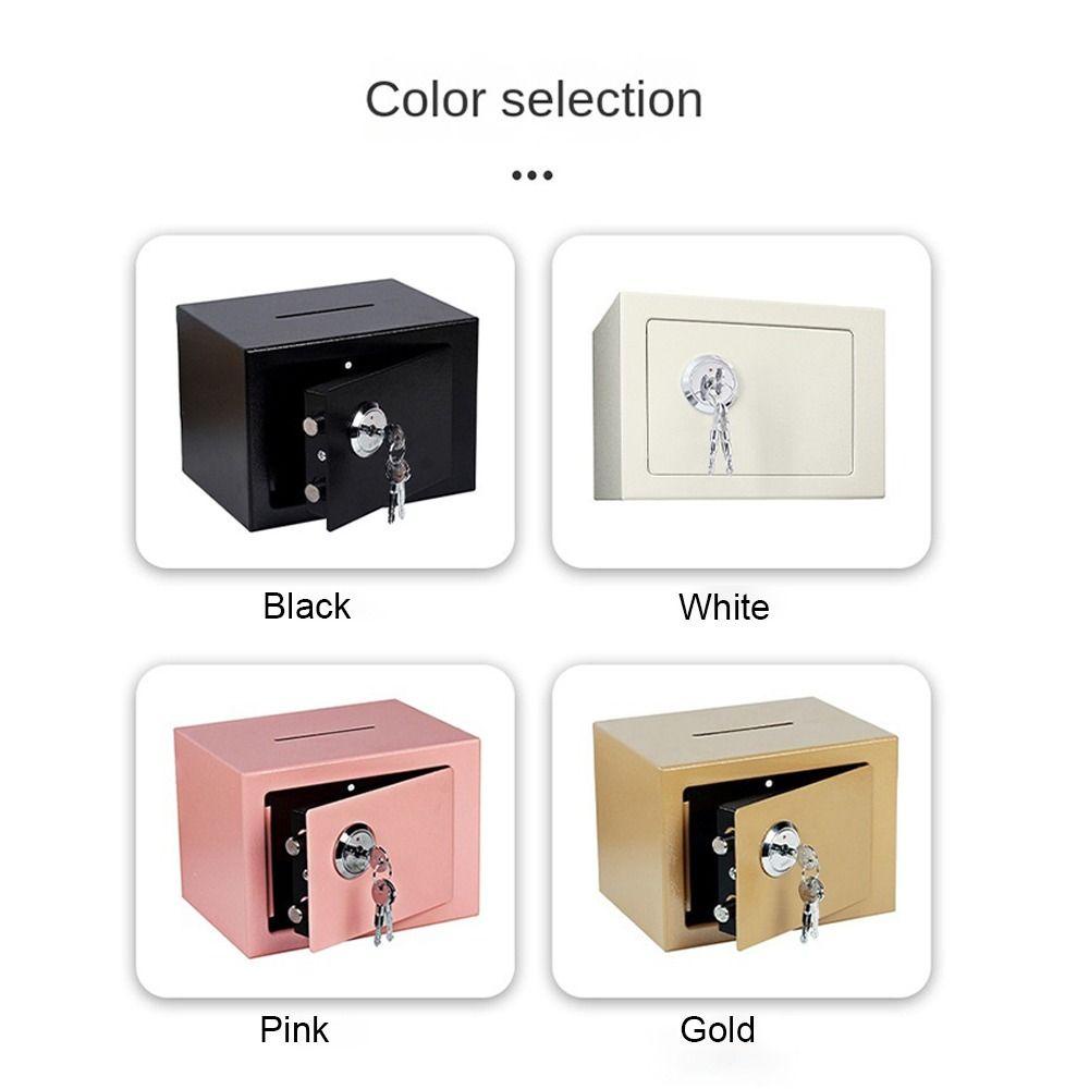 R-FLOWER Brankas Berangkas Kantor Stainless Steel Bisa Masuk Dan Keluar Keamanan Tahan Api Uang Cash Barang Berharga Box
