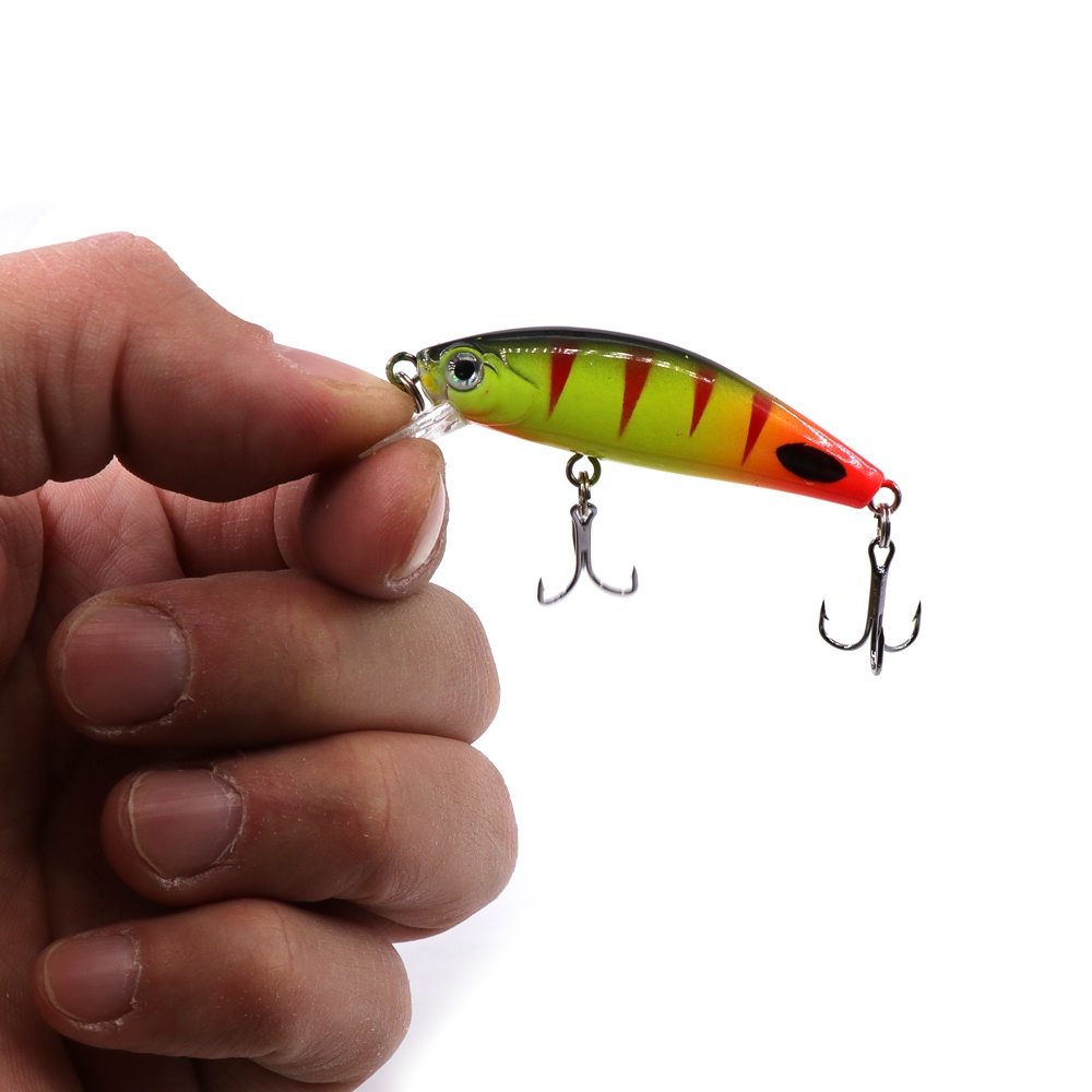 Umpan Casting 6.7g/5.5cm Fishing Sinking Minnow Lure Umpan Ikan Alat Pancing Kail Plastic Bait Umpan Mancing