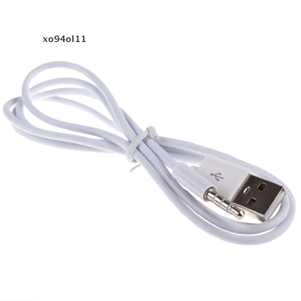 Xo 3.3FT 3.5mm AUX Audio Plug Jack Ke USB 2.0 Male Charge Kabel Cord Untuk MP3 OL