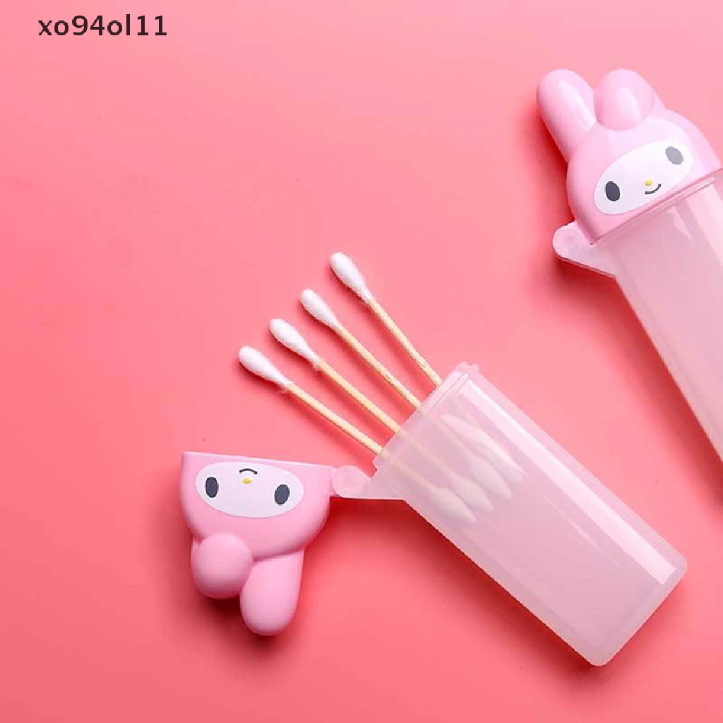 Xo Kawaii Aksesoris Kartun Hello Kittys My Melody Cotton Swab Box Tempat Penyimpanan OL