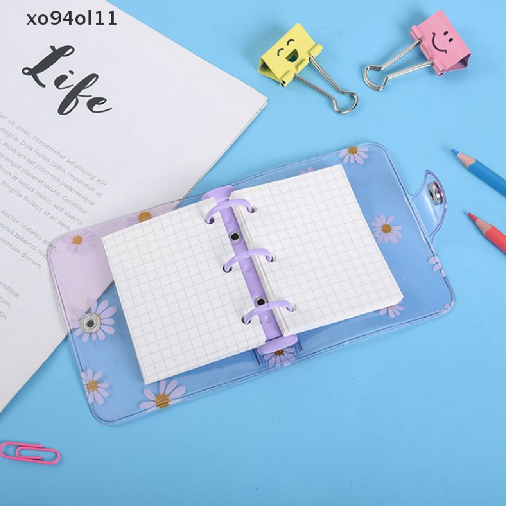 Xo Mini 3lubang Daisy Binder Note Planner Organizer Notebook Jurnal Diary Ring Binder Kawaii Perlengkapan Sekolah OL