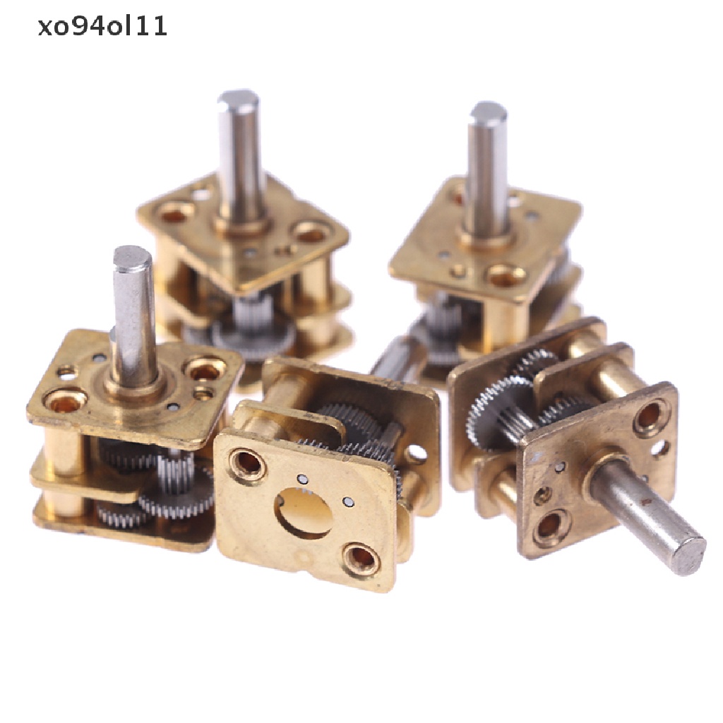 Xo 5pcs All metal gear reducer N20 reducer gearbox Pengecil DIY N20 Geared Motor OL