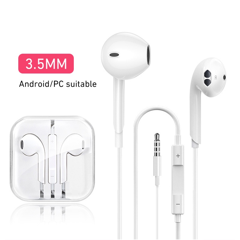 Headset In-Ear Wired Headset Wired Earphone / with Mic Universal Phone / 3.5mm / Type-c/Lightning with Box