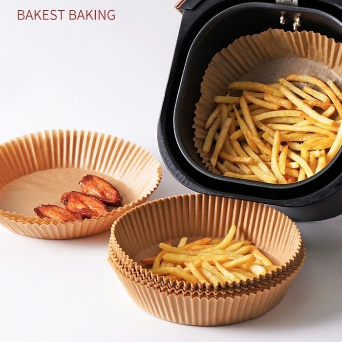 Bakest air fryer paper cup / kertas alas tatakan airfryer panggang 2B