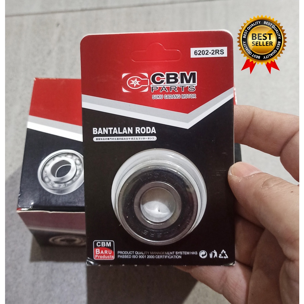 CBM BEARING 6202 2RS. LAHAR RODA DEPAN SCORPIO. RX KING. BYSON. VIXION