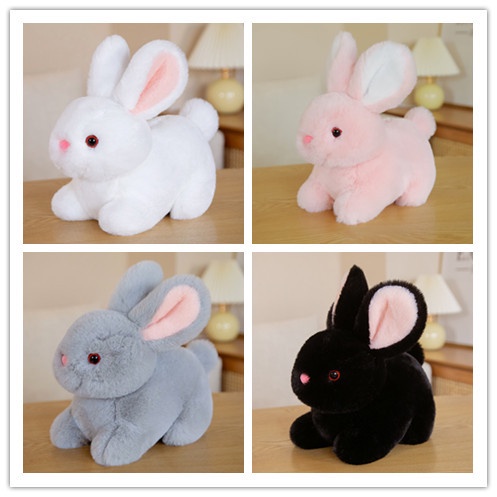 15 /20/30cm Boneka Kelinci Lucu Little White Rabbit Plush Toy Doll Rabbit Year Mascot Doll Zodiak Hadiah