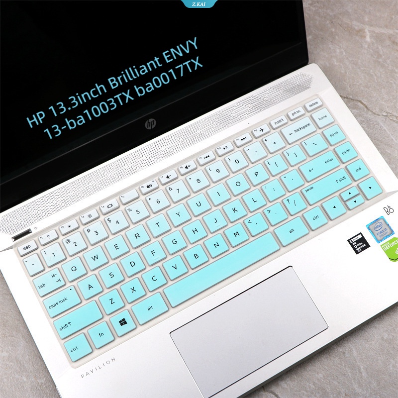 Pelindung Keyboard Laptop Anti Air Untuk HP 13.3inch Brilliant ENVY 13-ba1003TX Ba0017TX Keyboard Laptop Silikon Cover Film Tahan Debu [ZK]