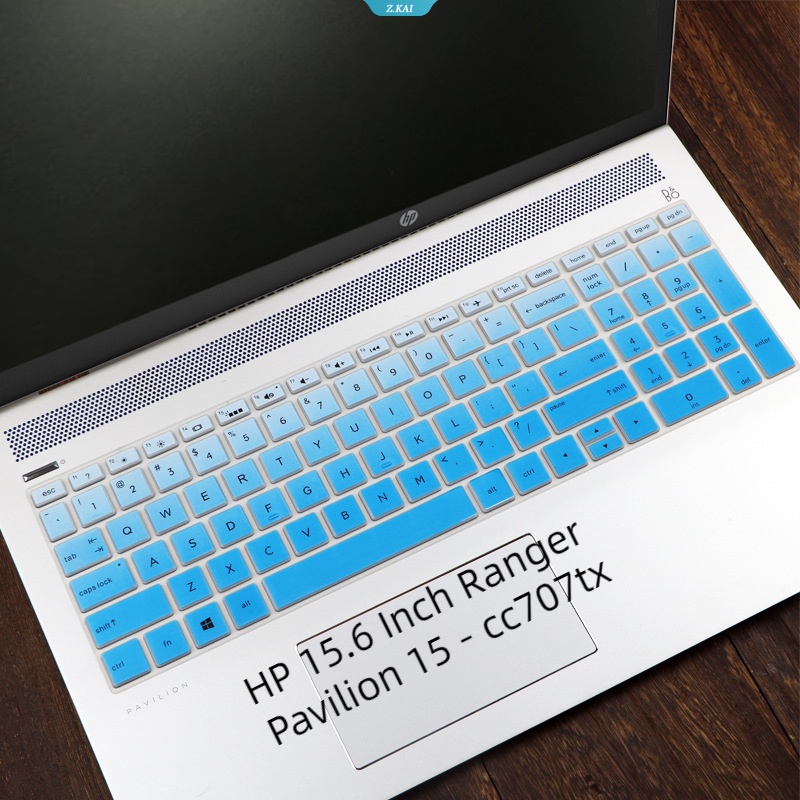 Case Keyboard Komputer Silikon Tahan Debu Untuk HP 15.6 Inch Ranger Pavilion 15 Cc707tx Kualitas Tinggi Cakupan Penuh Tahan Air Film Pelindung [ZK]