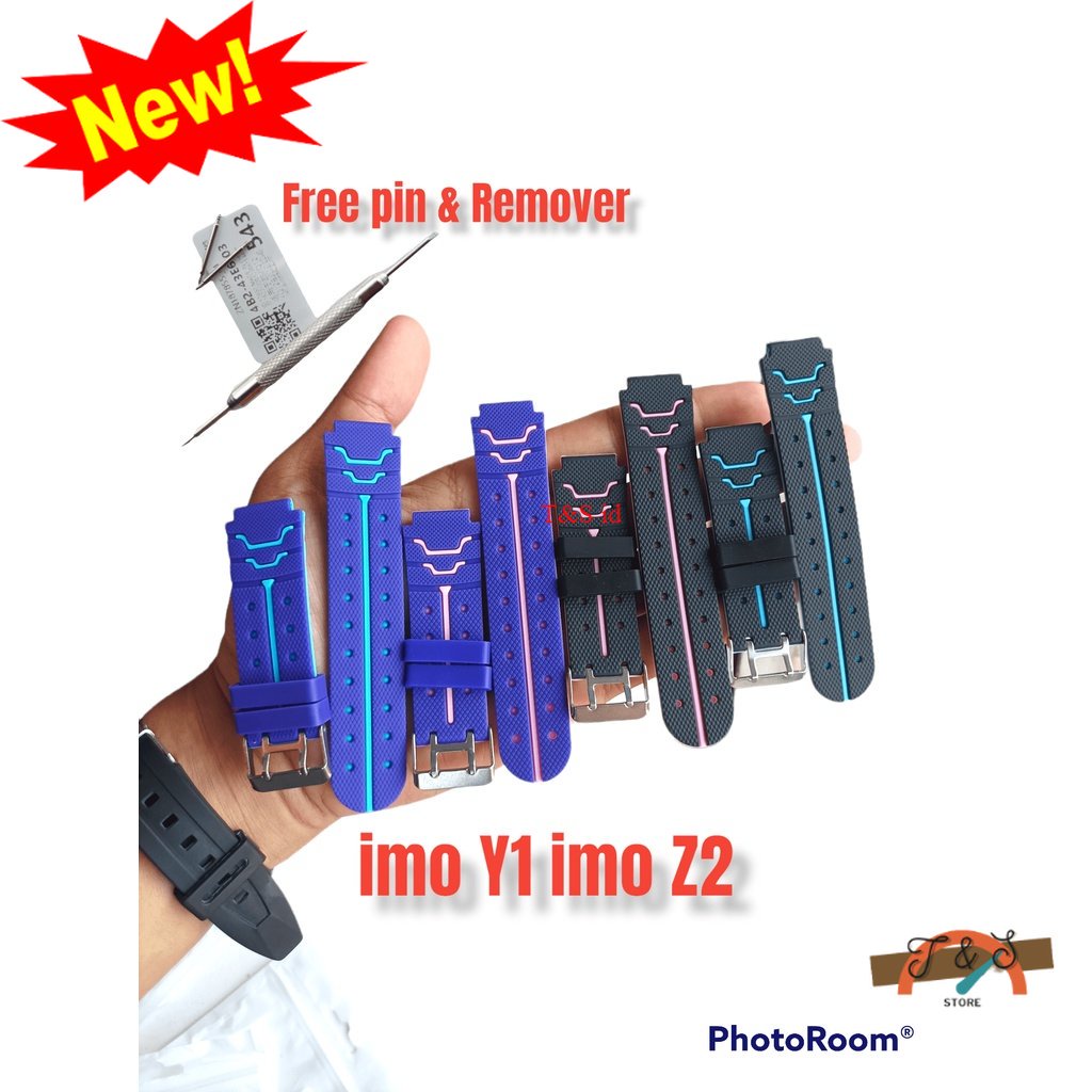 TALI JAM TANGAN IMOO IMO RUBBER STRAP TALI JAM SMARTWATCH IMO