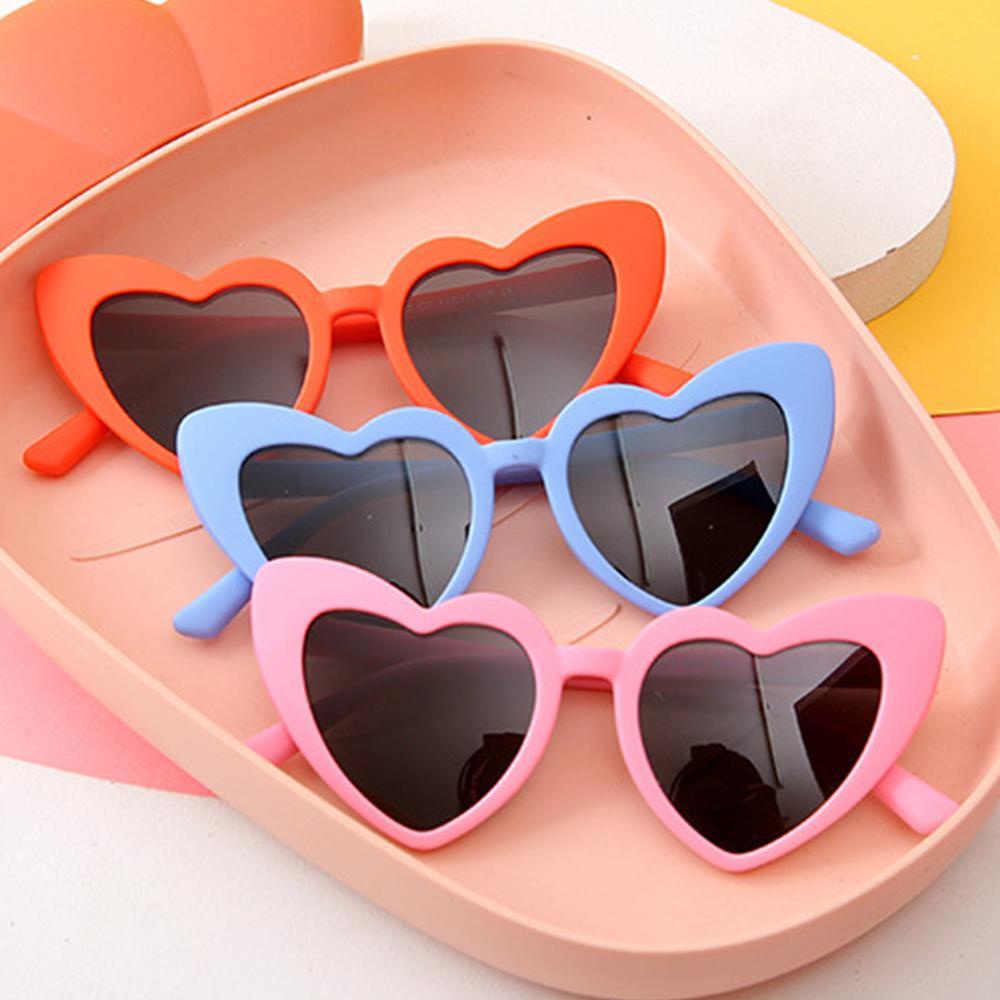 R-flower Kids Kacamata Hitam Cowok Cewek Pink Vintage Balita Sunglasses