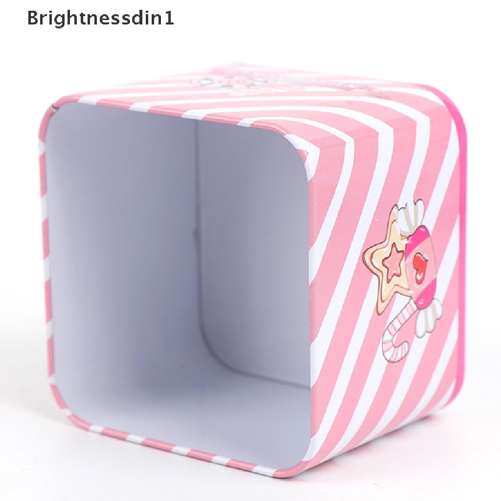 [Brightnessdin1] Colorful Tin Box Sealed Jar Packing Kotak Perhiasan Candy Box Kotak Penyimpanan Kecil Butik