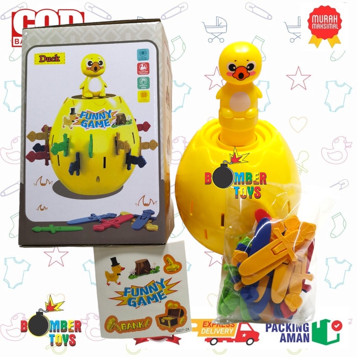 MAINAN ANAK TRICK BARREL BEBEK DUCK BESAR JUMBO PIRATE CELENGAN BAYI