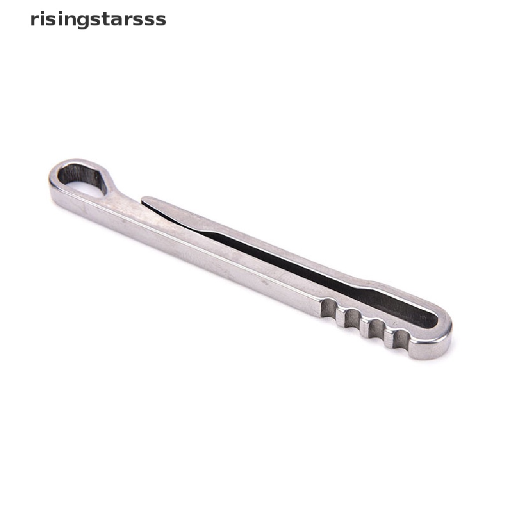 Rsid Span-new Kunci Klip Suspensi Saku Stainless steel Tools Keychain Load Holder Jelly