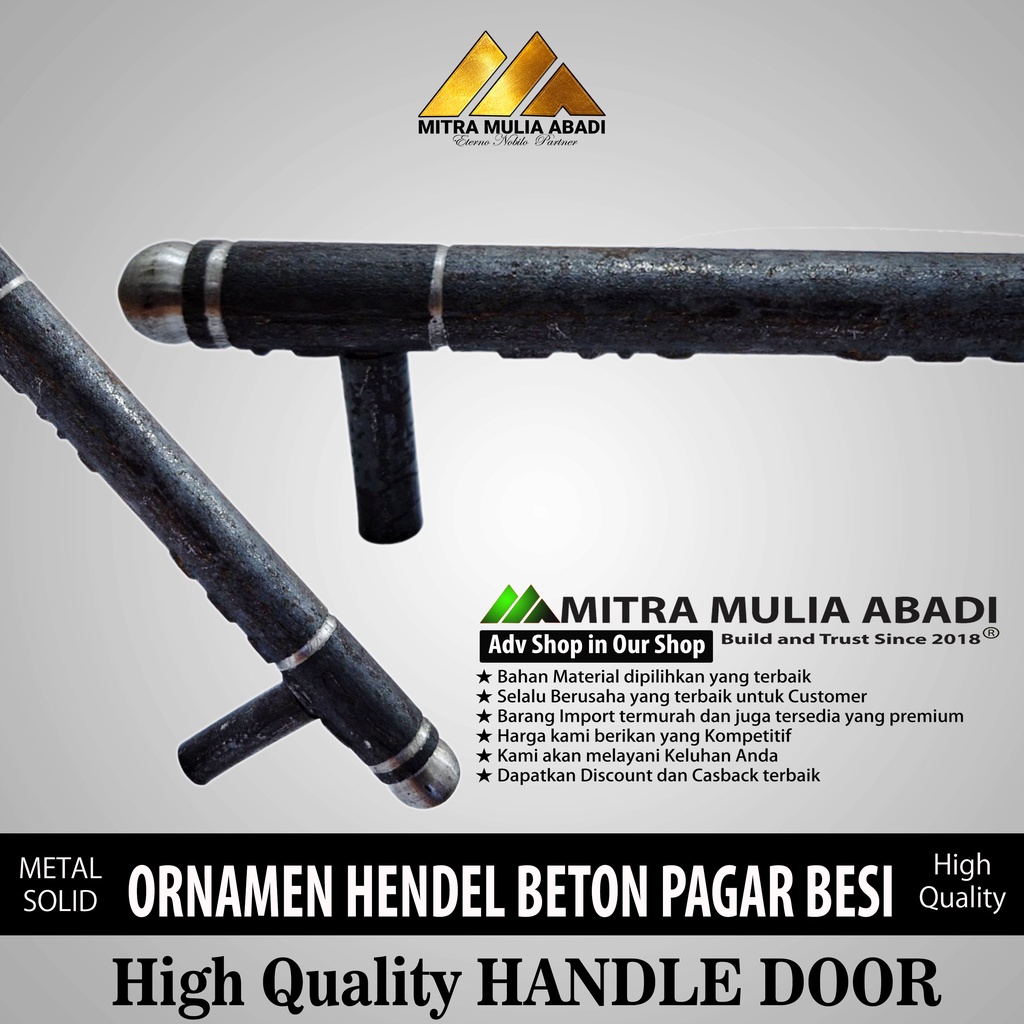 Ornamen Pagar Pintu Besi / HandeL Gagang Pintu Pagar Besi Minimalis