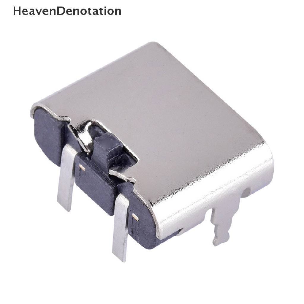 [HeavenDenotation] 10pcs 2pin Soket Konektor Micro USB Tipe C USB 3.1 Type-C Female Power Jack Dock Untuk Port Cas Ponsel HDV