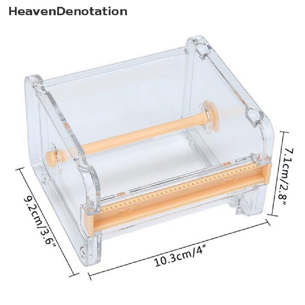 [HeavenDenotation] Desktop Tape Dispenser Pemotong Lakban Washi Tape Dispenser Tempat Lakban Gulung HDV