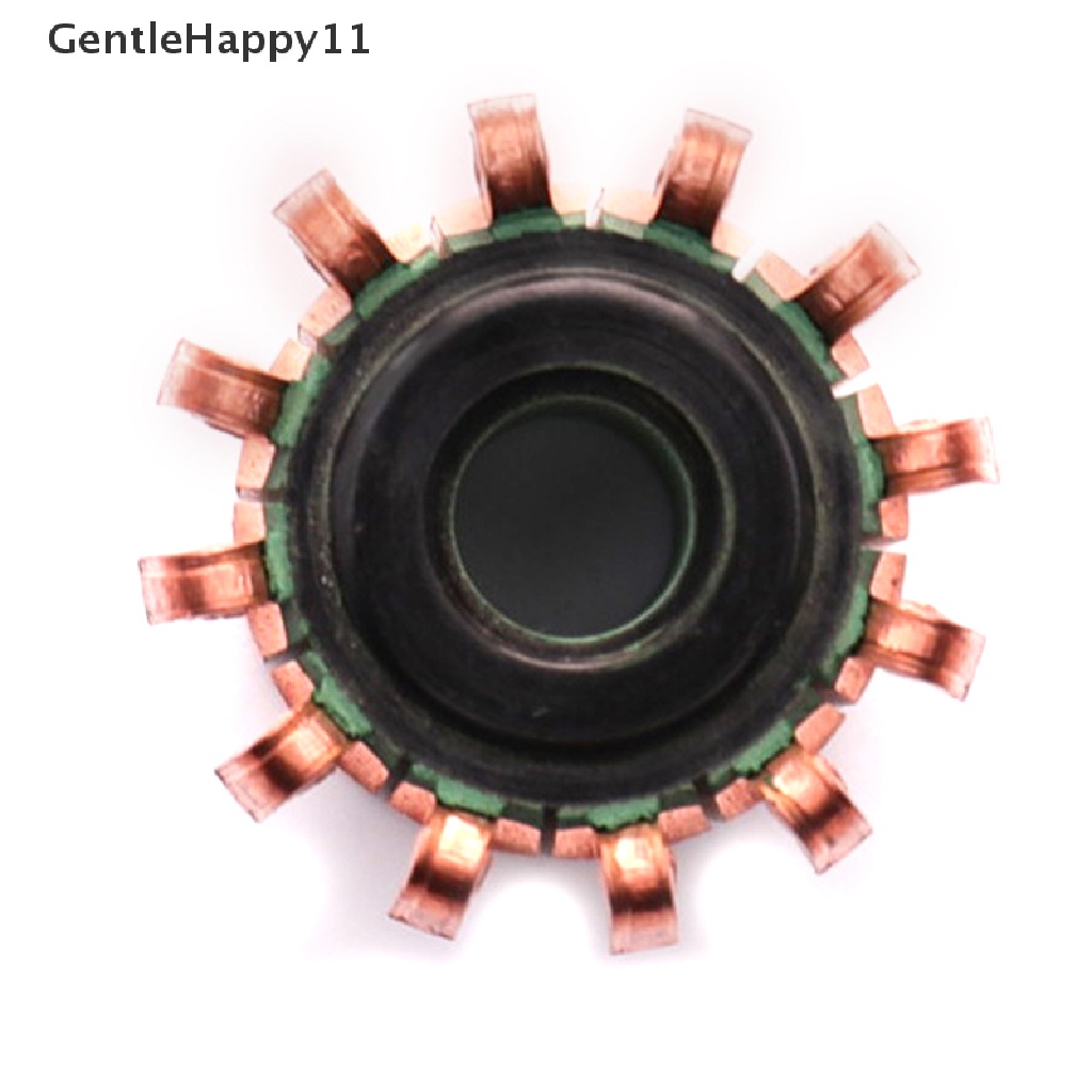 Gentlehappy8 *23 * 19.5mm 12P Gigi Kait Tembaga Tipe Komutator Motor Listrik CHY-1518-12 id