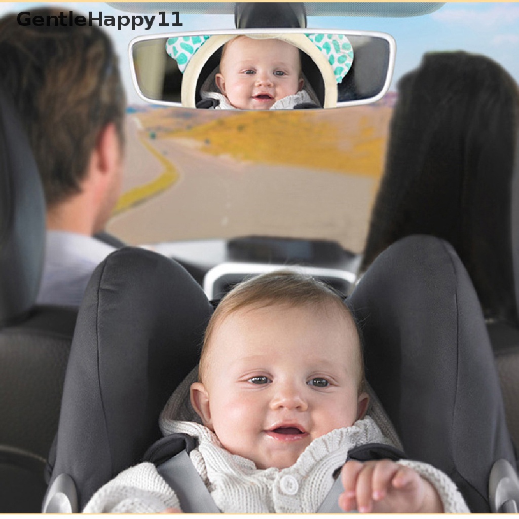 Gentlehappy Cermin Mobil Bayi Kartun Jok Belakang Mobil Spion Hadap Headrest Safety Monitor id