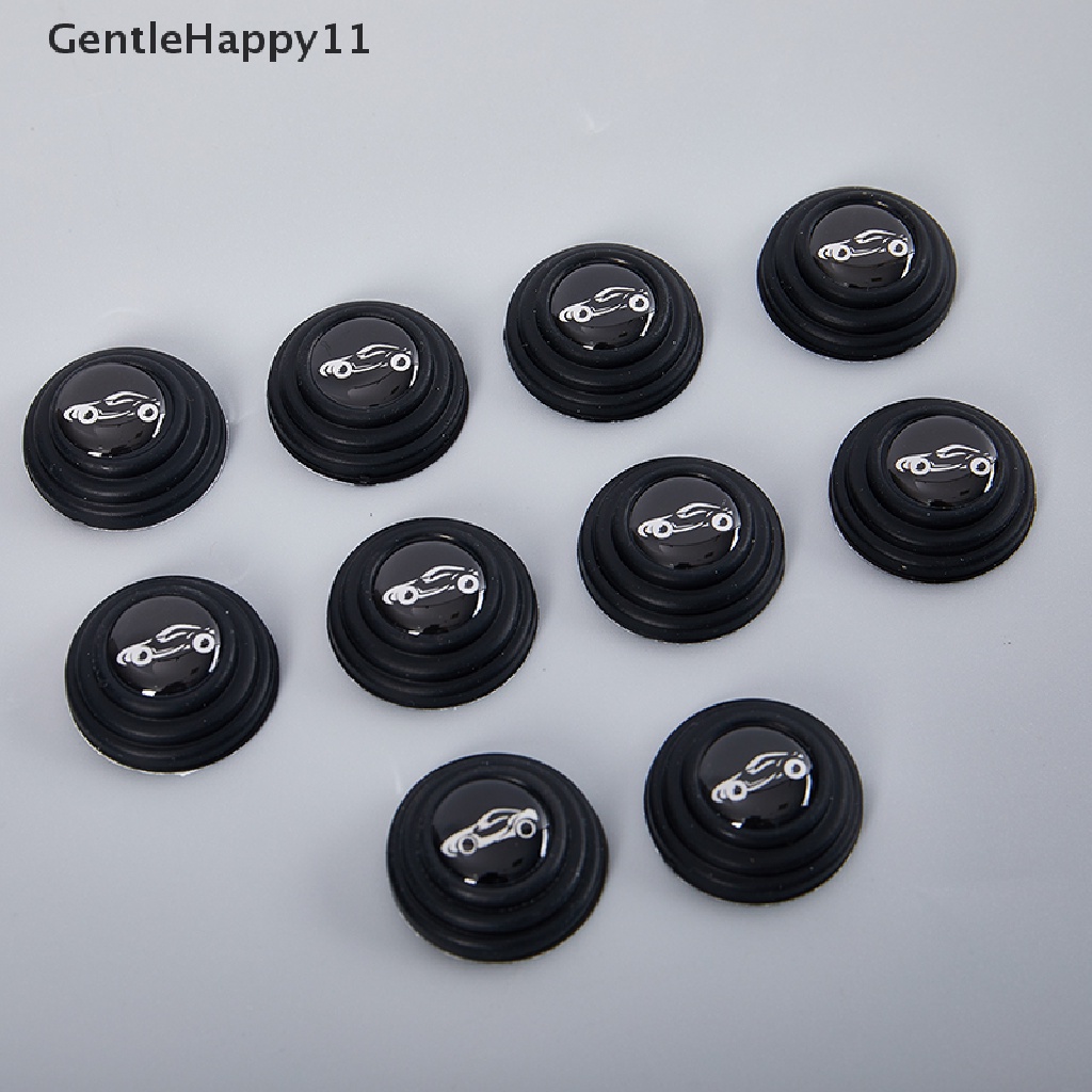 Gentlehappy 10pcs Stiker Pintu Mobil Anti-Tabrakan Silicone Pad Anti-shock Closing Door id