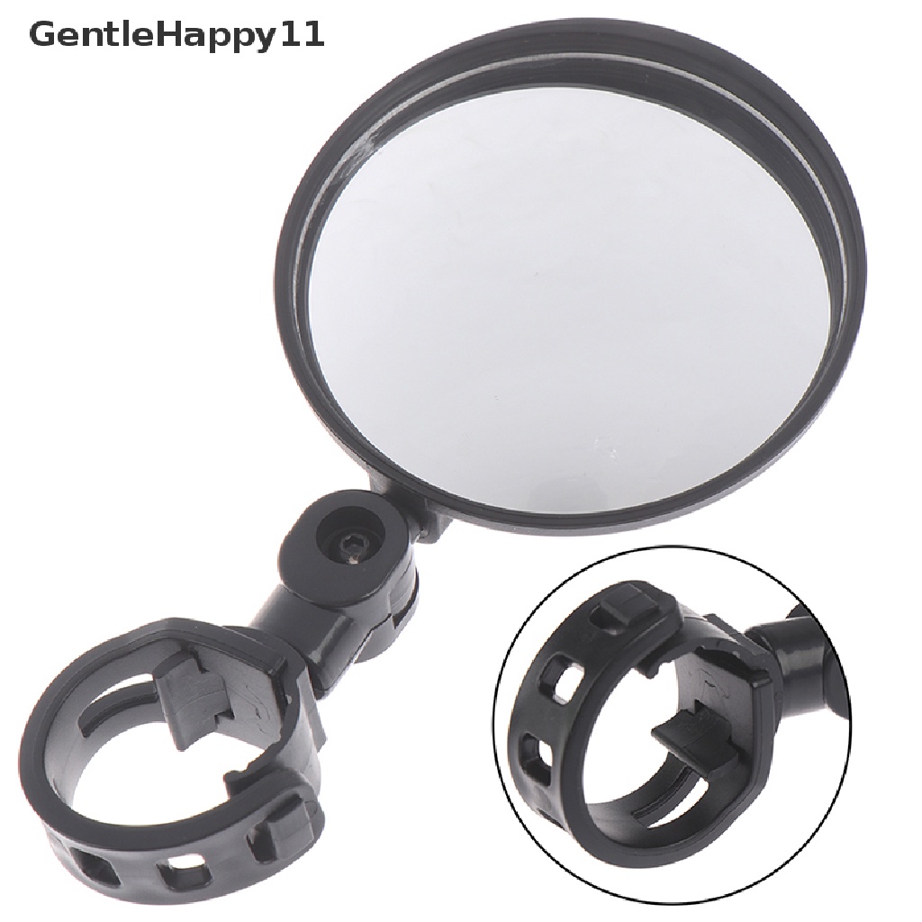 Gentlehappy Kaca Spion Adjustable Sepeda Wide-angle Convex Mirror Gagang Silikon id