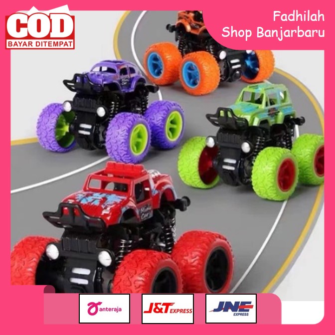 MONSTER ZAP MAINAN MOBIL JIP ANAK OFF ROAD 4 DRIVE INERTIAL BIGFOOT 360 DERAJAT | FADHILAH SHOP BJB