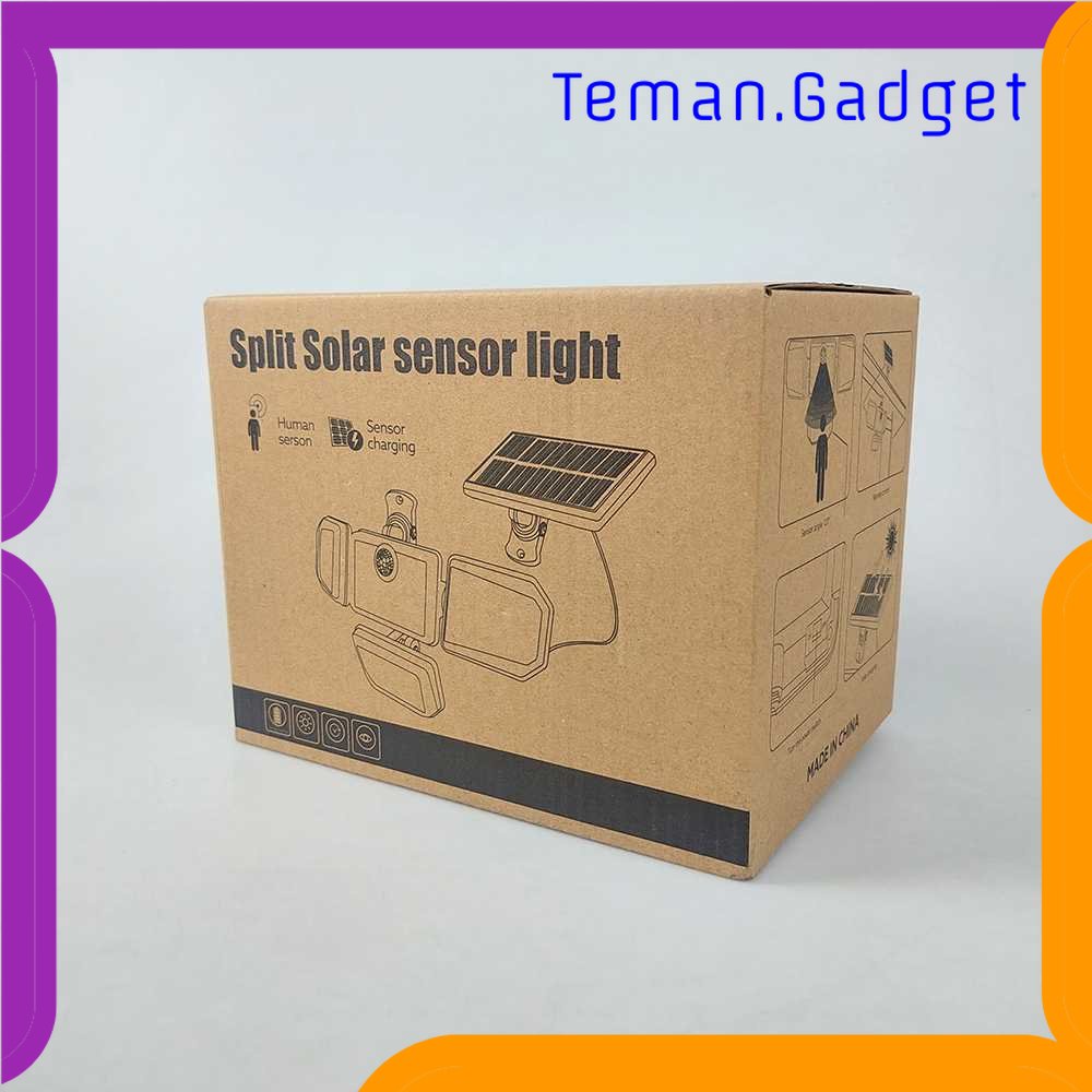 TG - LMP RUOCLN Lampu Dinding Solar PIR Sensor Waterproof 182 LED Cool White - RCN182