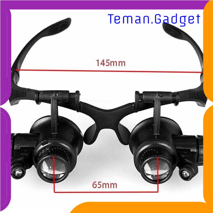 TG - ATK ZEAST Kacamata Pembesar 25x Magnifier dengan 2 LED - 9892GJ