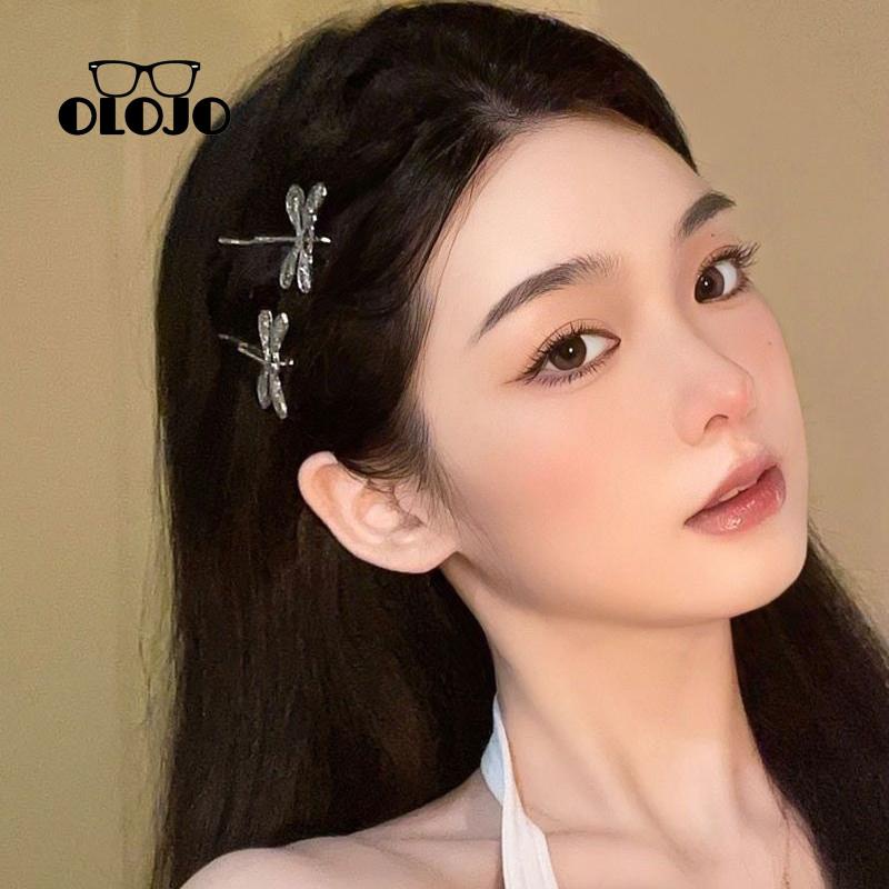 【COD】 Jepit rambut capung Aksesori Rambut Manis Dragonfly Hair Clip Messy Beauty Vintage Hairpin