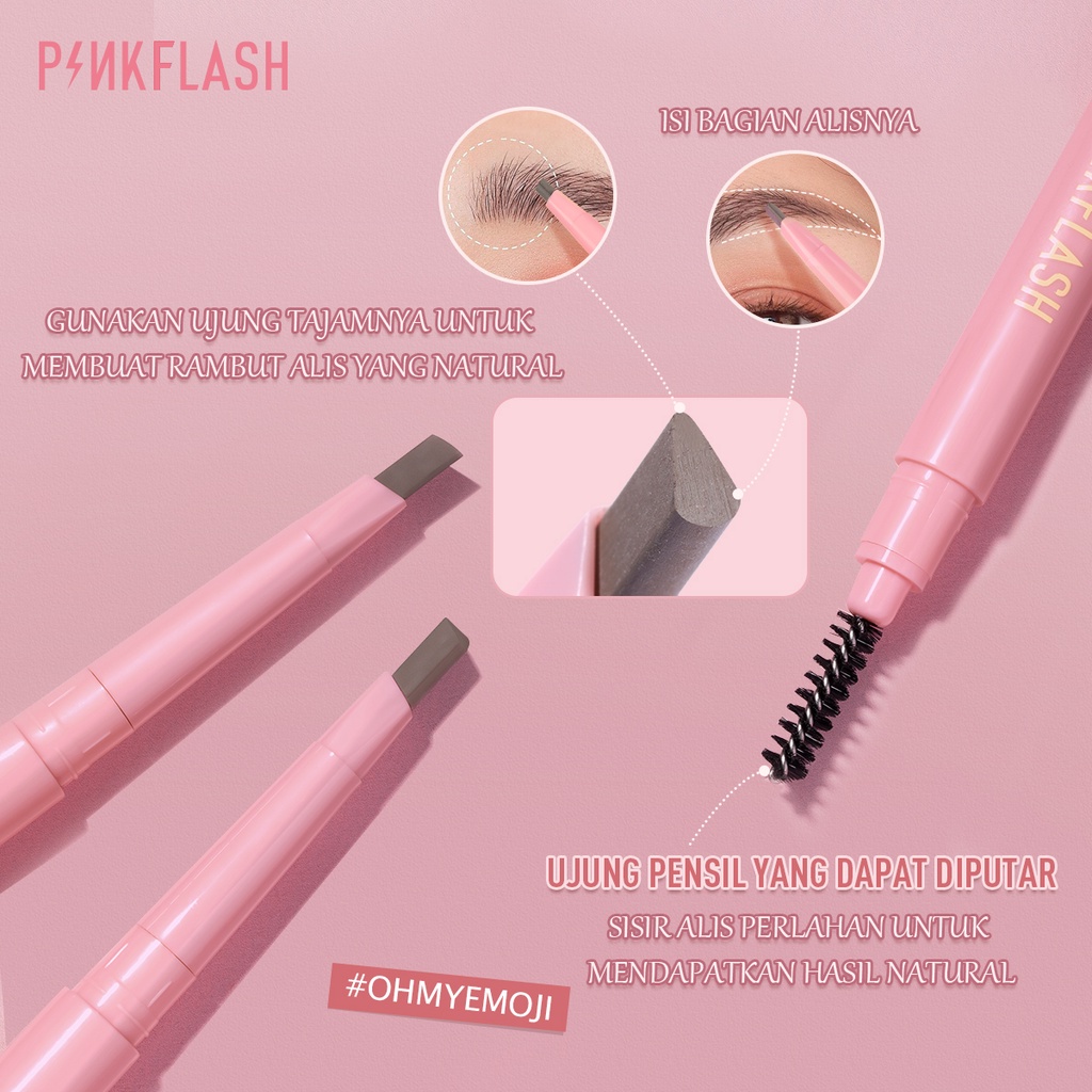 PINKFLASH #OhMyEmoji Automatic Eyebrow Pencil Waterproof Lasting 8 hours