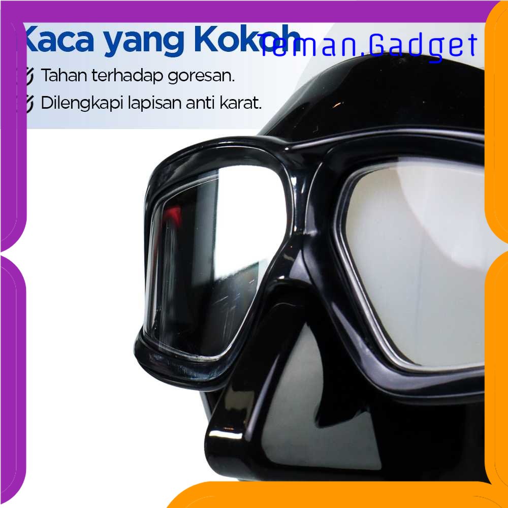 TG - OLR QYQ Kacamata Selam Scuba Diving Mask Snorkeling Panoramic Goggles - 160