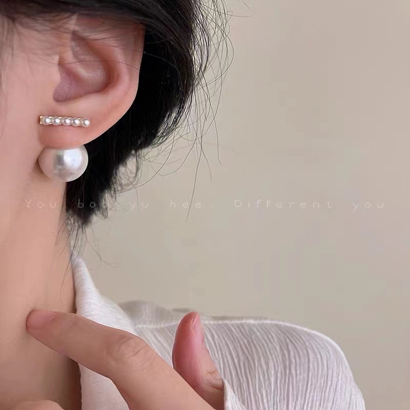 Anting Tusuk Mutiara Fashion Untuk Wanita Hypoallergenic Elegan Emas Earring Perhiasan Aksesoris