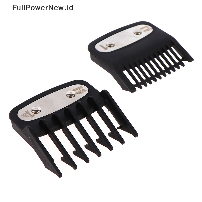 Power 2/3PCS Sisir Panduan Cutg Profesional Sisir Batas Gunting Rambut Dengan Klip Logam ID