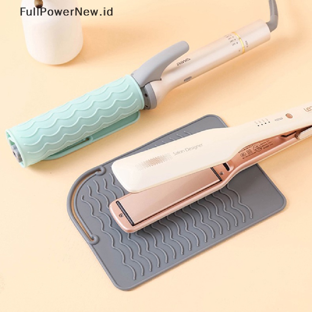 Power Silicone Alas Tahan Panas Untuk Pelurus Rambut Flat Iron Curling Iron Tools ID